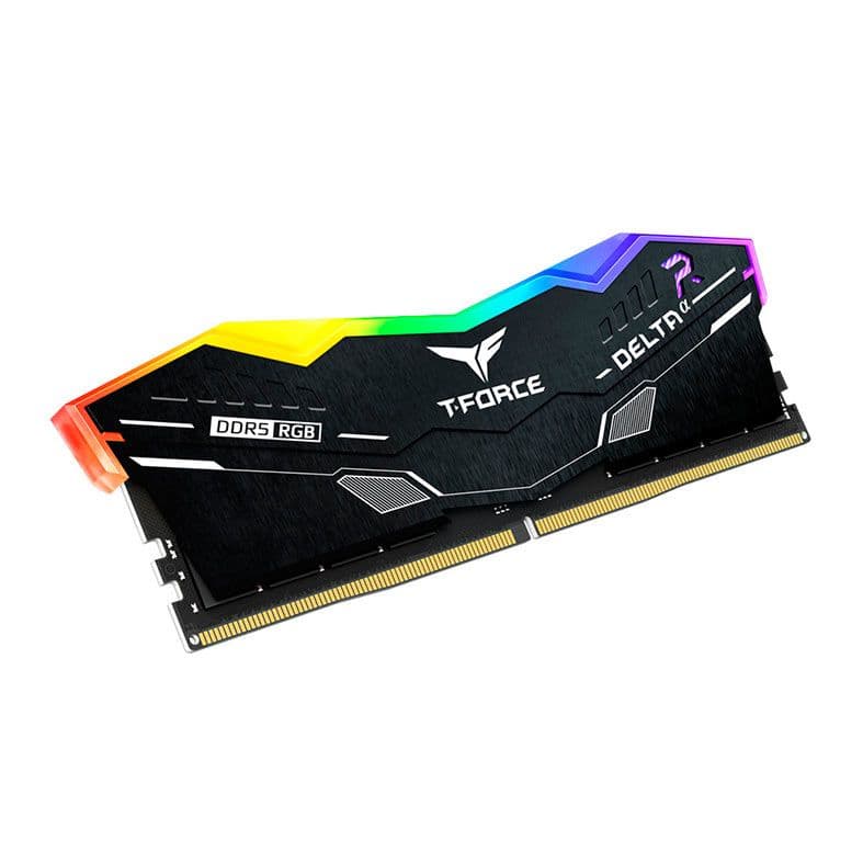 Teamgroup T-Force Delta A RGB 8GB (1x8GB) DDR5 Teamgroup T-Force Delta A RGB 8GB (1x8GB) DDR5 5200MHz CL40 Preto - FF7D58G5200HC40C01