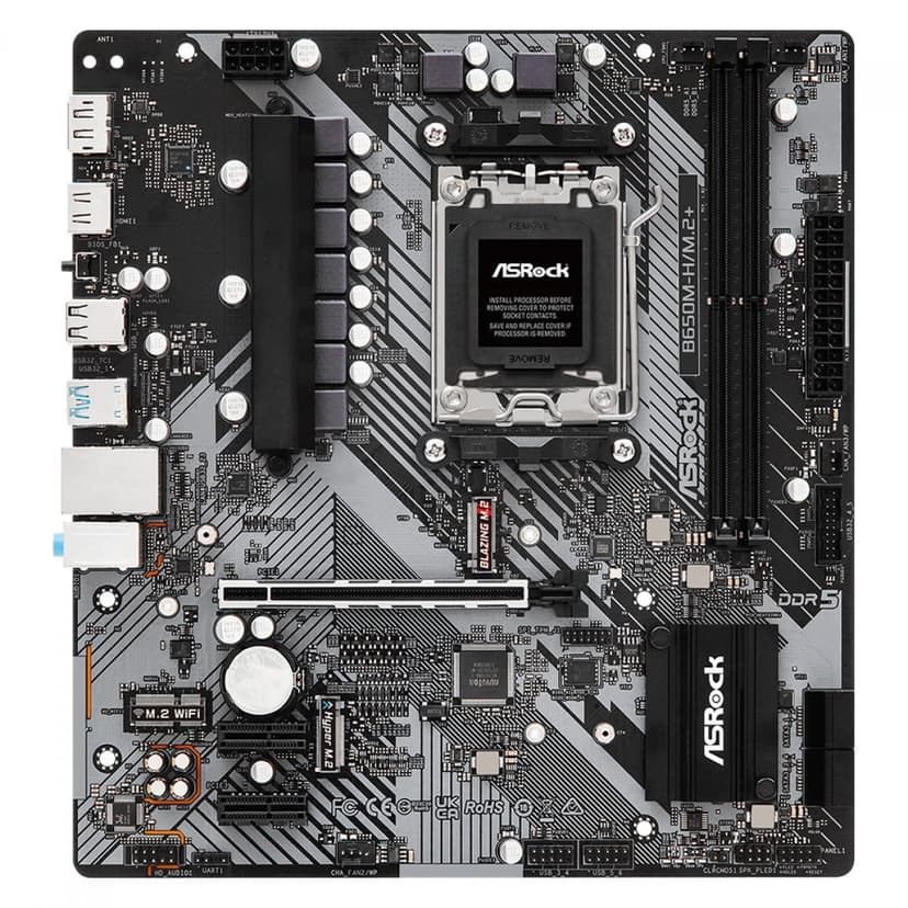 ASRock B650M-H/M.2+ AM5 Micro-ATX DDR5
