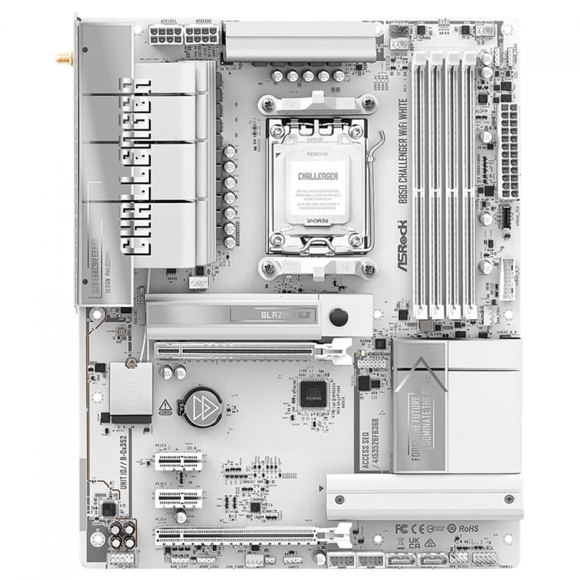 ASRock B850 Challenger WiFi White AM5 ATX DDR5
