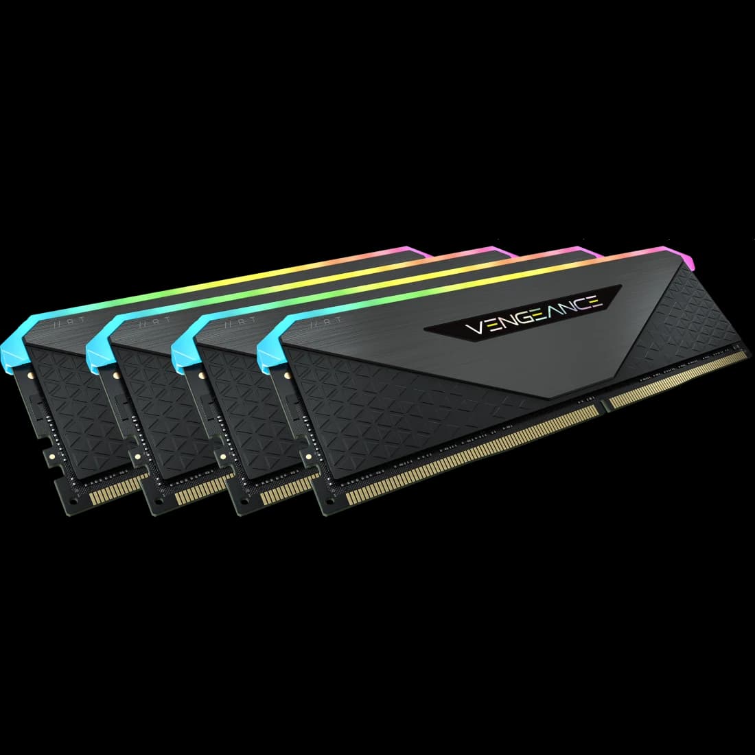 Corsair Vengeance RGB RT 32GB (4x8GB) DDR4 Corsair Vengeance RGB RT 32GB (4x8GB) DDR4 3200MHz CL16 Preto - CMN32GX4M4Z3200C16