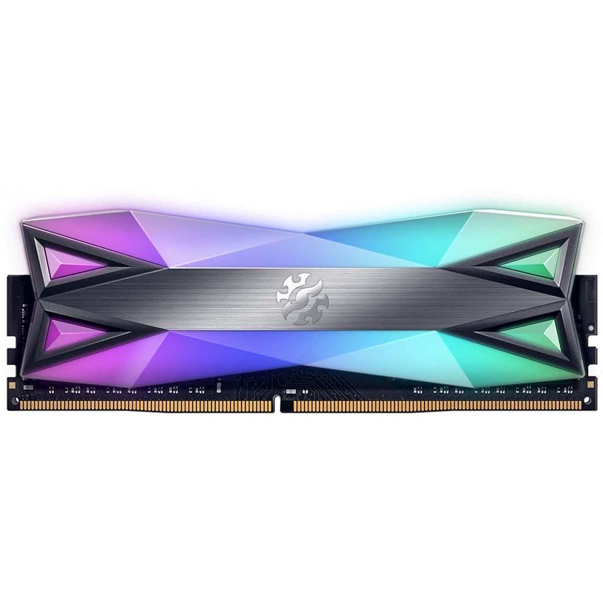 ADATA XPG Spectrix D60G RGB 16GB (1x16GB) DDR4 ADATA XPG Spectrix D60G RGB 16GB (1x16GB) DDR4 3200MHz CL16 Cinza - AX4U3200316G16A-ST60