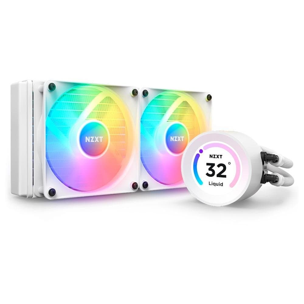 Water Cooler NZXT Kraken Elite 240 240mm RGB Water Cooler NZXT Kraken Elite 240 240mm RGB Branco - RL-KR24E-W1