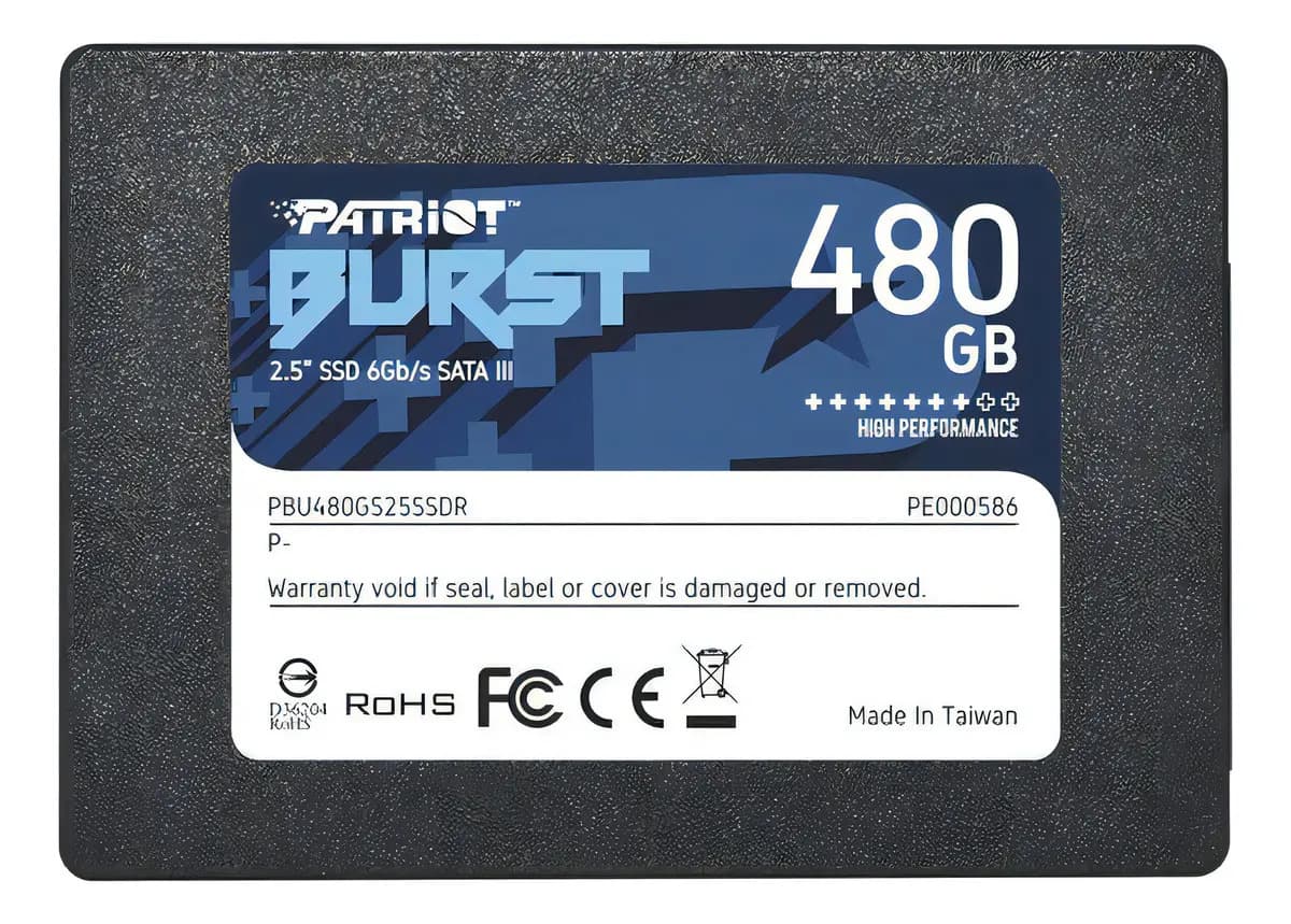 Patriot Burst 480GB SSD SATA III - PBU480GS25SSDR Patriot Burst 480GB SSD SATA III - PBU480GS25SSDR