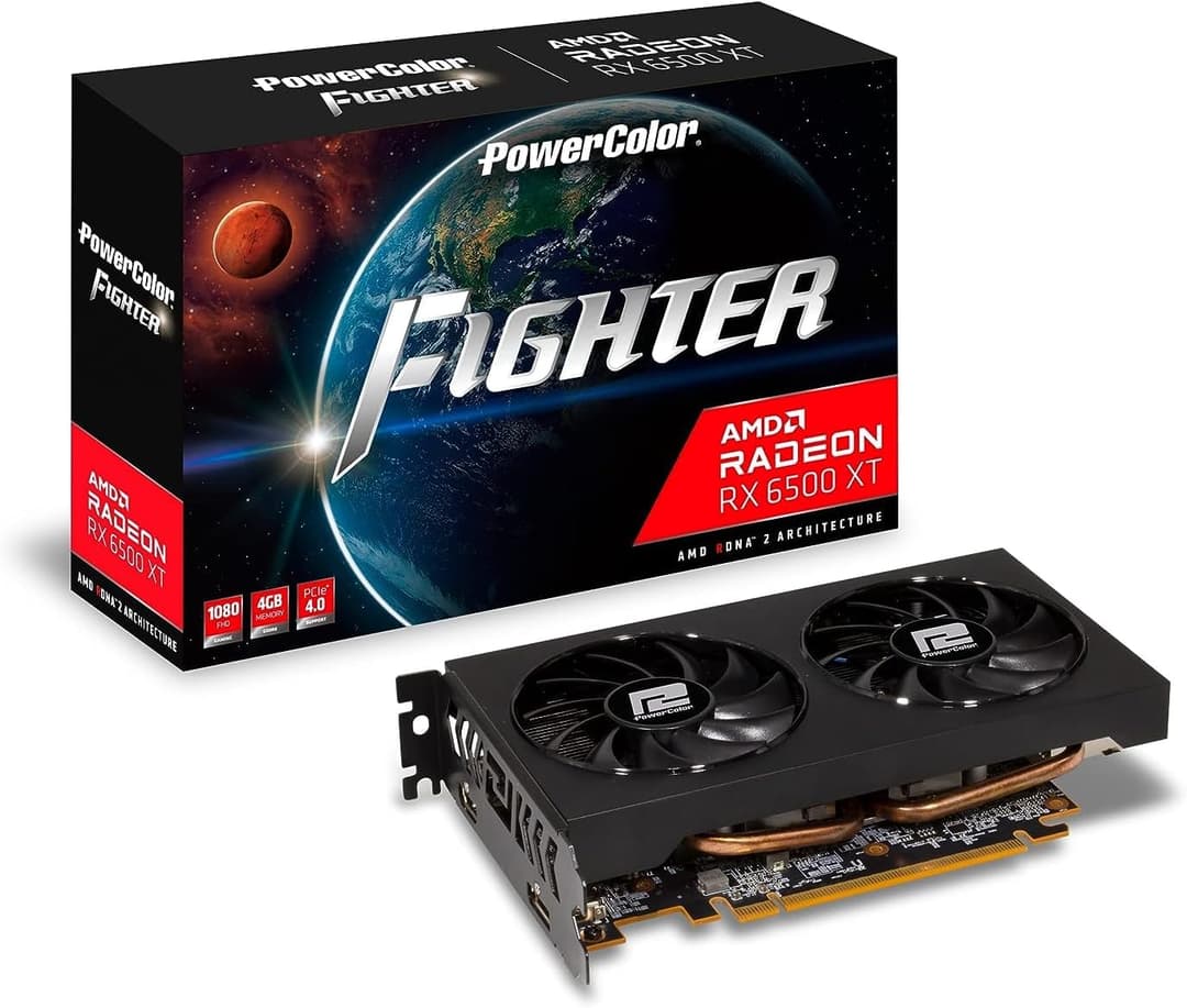 RX 6500 XT 4GB PowerColor RX 6500 XT 4GB Fighter