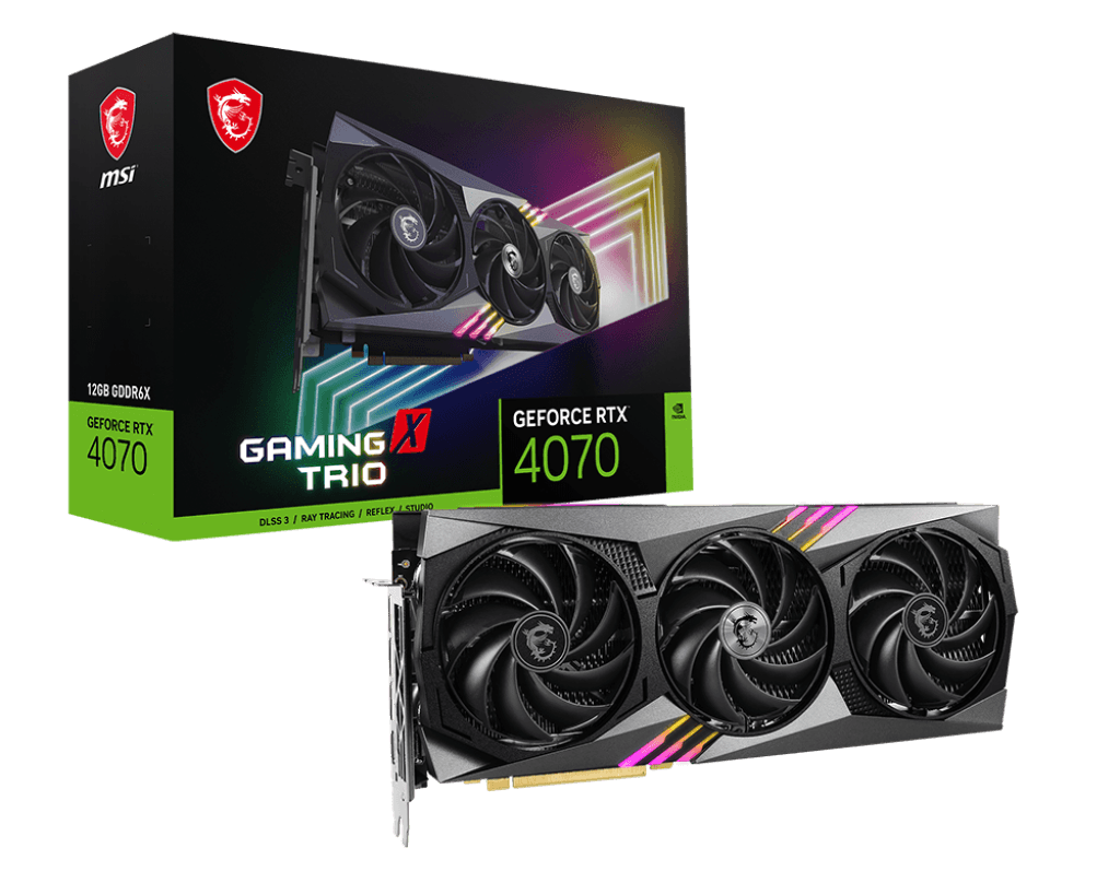 RTX 4070 MSI RTX 4070 Gaming X Trio