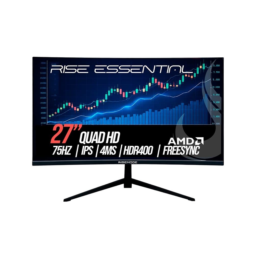 Rise Mode Essential 27" QHD 75Hz IPS - RM-MOG-27F752K-B Rise Mode Essential 27" QHD 75Hz IPS - RM-MOG-27F752K-B