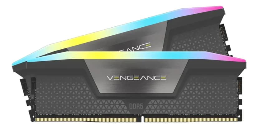 Corsair Vengeance RGB 32GB (2x16GB) DDR5 6000MHz CL30 Preto - CMH32GX5M2B6000Z30CB