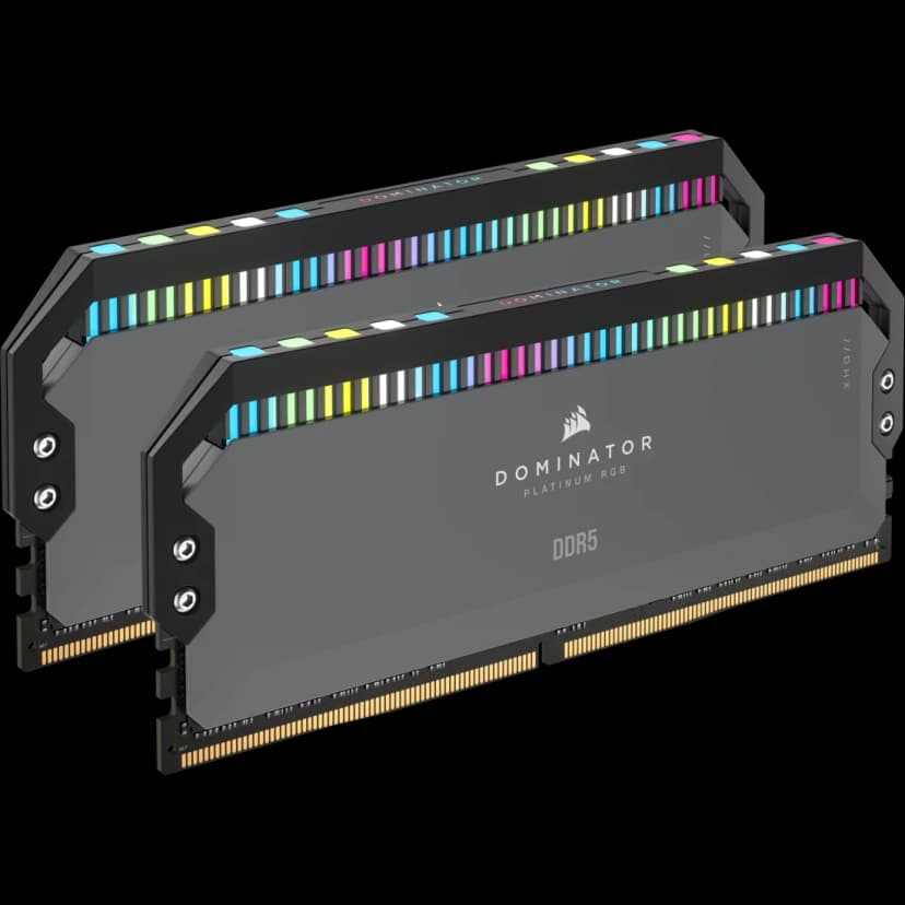 Corsair Dominator Platinum RGB 32GB (2x16GB) DDR5 6000MHz CL30 Cinza - CMT32GX5M2B6000Z30K