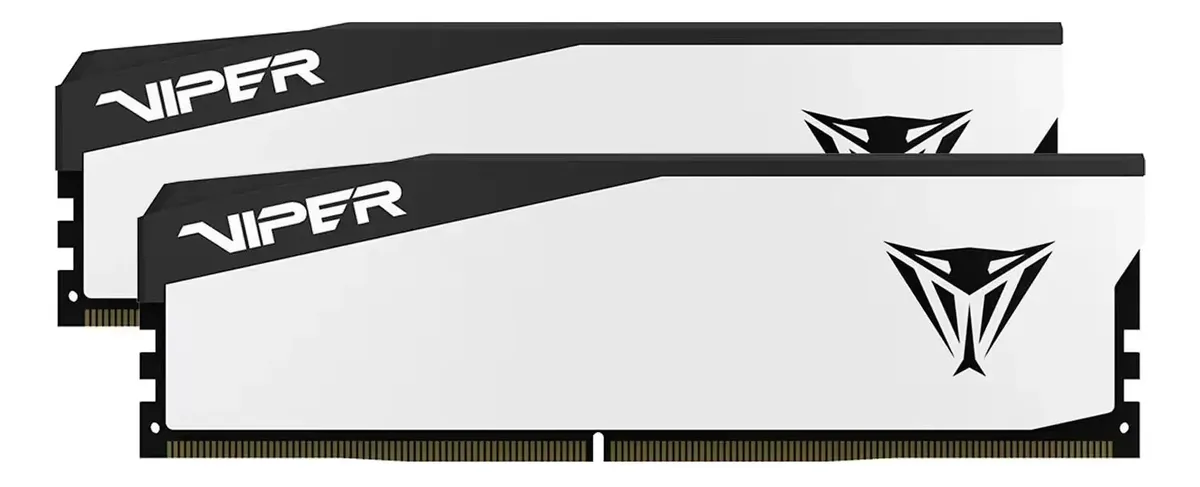 Patriot Viper Elite 5 64GB (2x32GB) DDR5 Patriot Viper Elite 5 64GB (2x32GB) DDR5 6000MHz CL30 Branco - VEB564G6030KW