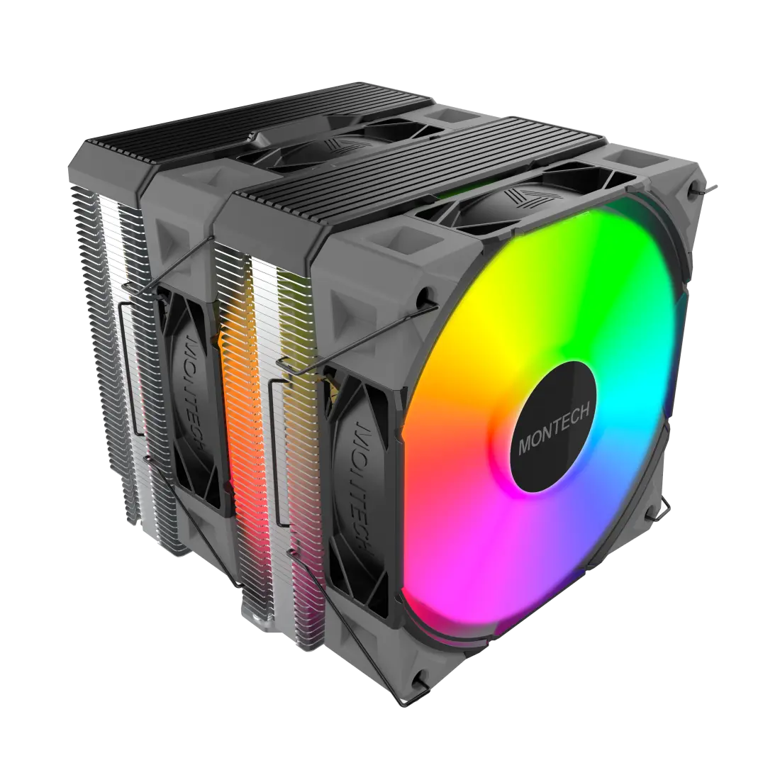 Air Cooler Montech NX600 ARGB Air Cooler Montech NX600 ARGB Preto - NX600 ARGB (B)