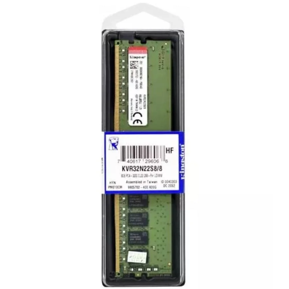 Kingston ValueRam 8GB DDR4 Kingston ValueRam 8GB (1x8GB) DDR4 3200MHz CL22 Verde - KVR32N22S8/8