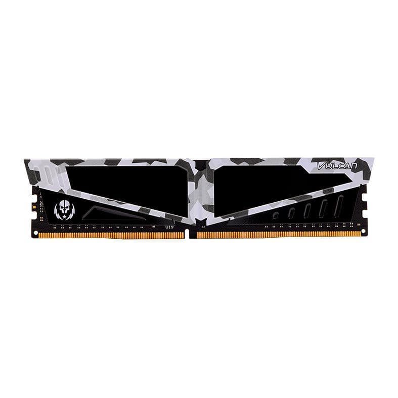 Team Group T-Force Vulcan Pichau 8GB (1x8GB) DDR4 Team Group T-Force Vulcan Pichau 8GB (1x8GB) DDR4 3200MHz CL16 Branco - TLPBD48G3200HC16F01