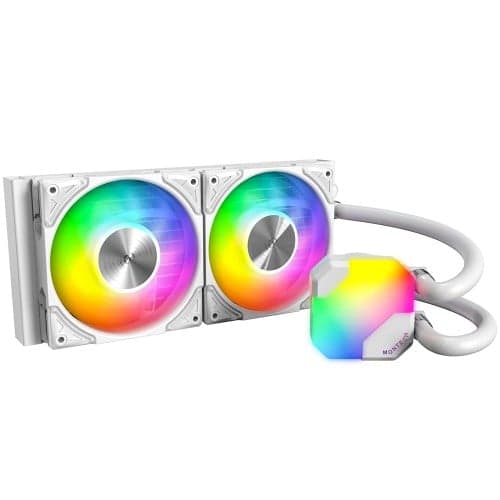 Water Cooler Montech HyperFlow ARGB 240mm ARGB Water Cooler Montech HyperFlow ARGB 240mm ARGB Branco - HyperFlow ARGB 240 (W)