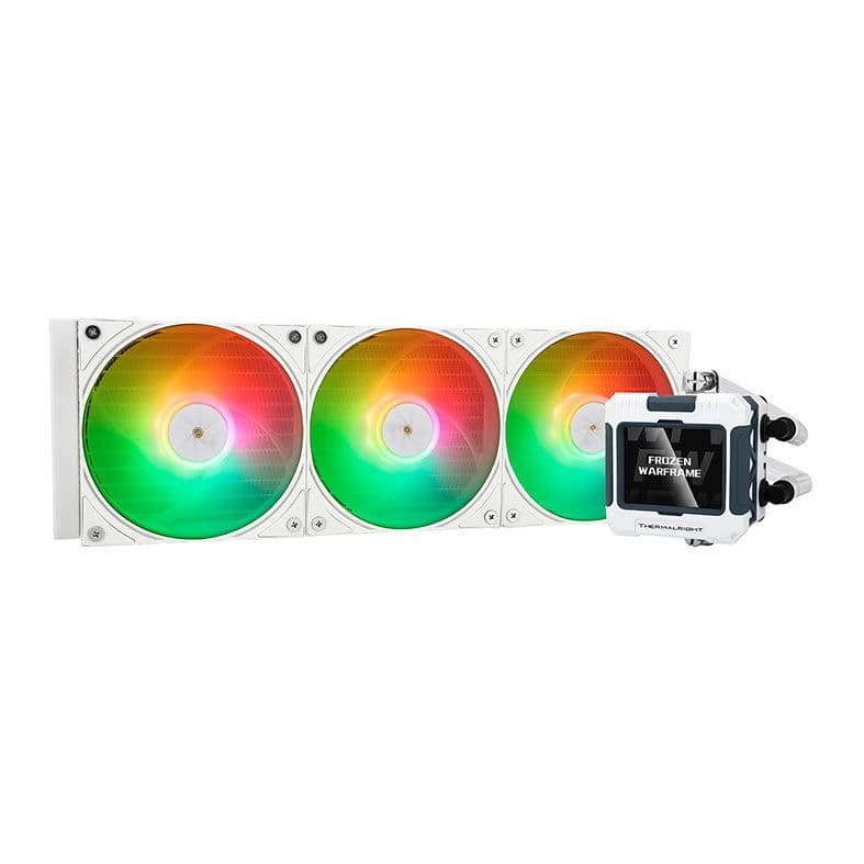 Water Cooler Thermalright Frozen Warframe 360 360mm ARGB Water Cooler Thermalright Frozen Warframe 360 360mm ARGB Branco - TR-FW-360-WH-ARGB