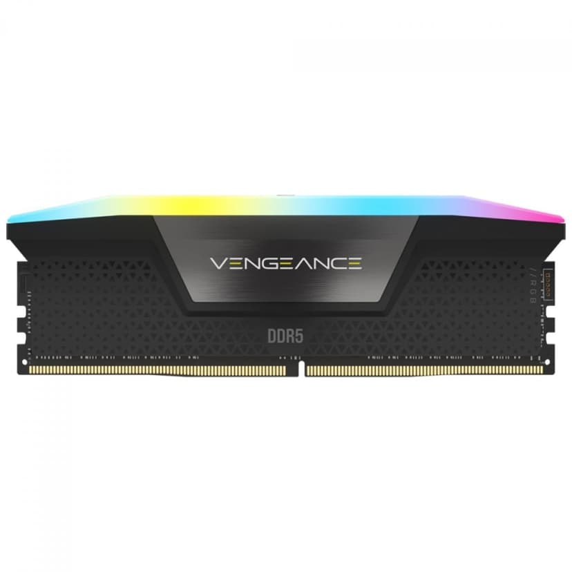 Corsair Vengeance RGB 8GB (1x8GB) DDR5 5200MHz CL40 Preto - CMH8GX5M1B5200C40