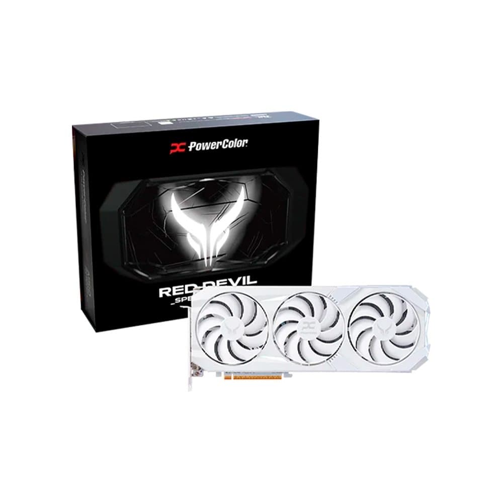 RX 9070 XT PowerColor RX 9070 XT Red Devil Spectral White