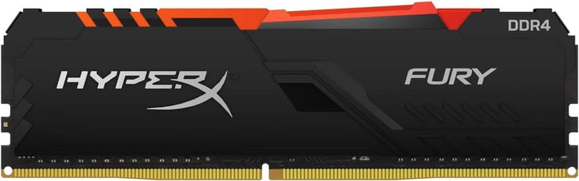 Kingston HyperX Fury RGB 32GB (1x32GB) DDR4 3600MHz CL18 Preto - HX436C18FB3A/32
