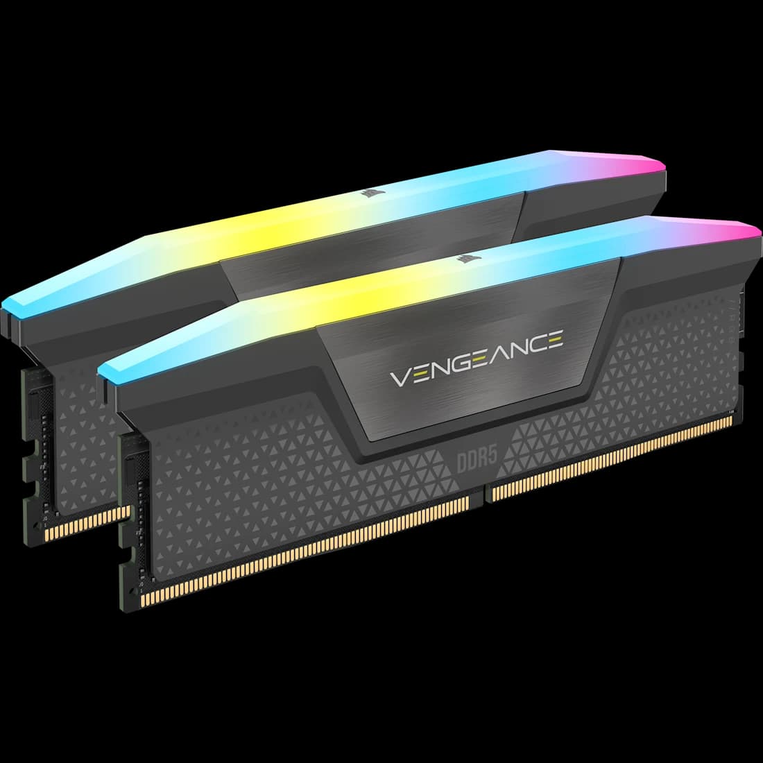 Corsair Vengeance RGB 96GB (2x48GB) DDR5 Corsair Vengeance RGB 96GB (2x48GB) DDR5 6000MHz CL36 Cinza - CMH96GX5M2E6000Z36