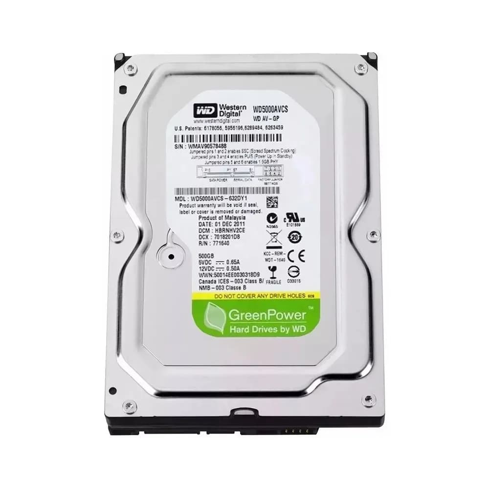 Western Digital AV-GP 1TB HDD SATA III - WD10EURX Western Digital AV-GP 1TB HDD SATA III - WD10EURX