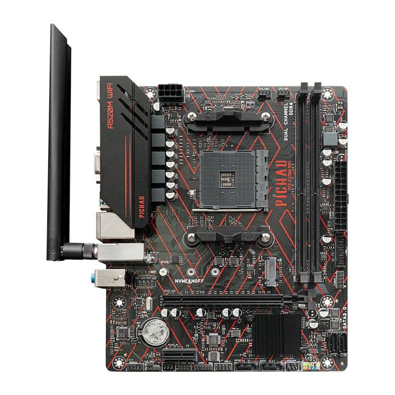 Pichau A520M WIFI AM4 Micro-ATX DDR4 Pichau A520M WIFI AM4 Micro-ATX DDR4