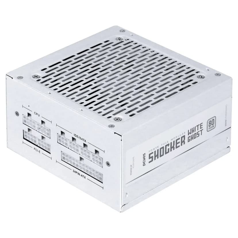 PCYES Shocker White Ghost 600W 80 Plus White Modular - FM600WWG