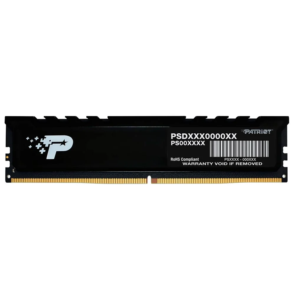 Patriot Signature Premium 16GB (1x16GB) DDR5 Patriot Signature Premium 16GB (1x16GB) DDR5 5600MHz CL46 Preto - PSP516G560081H1