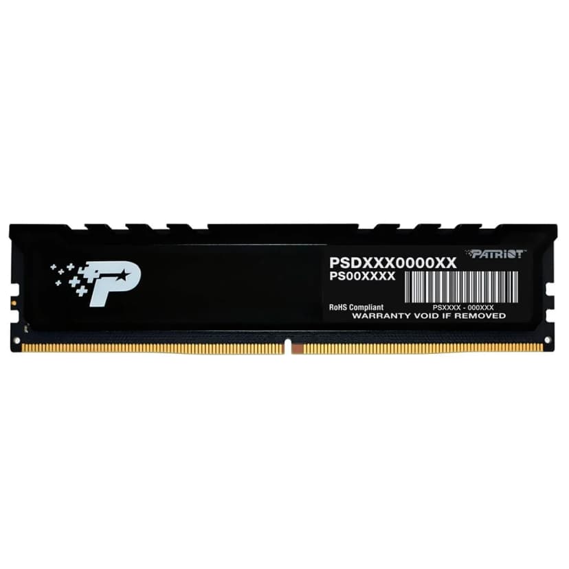 Patriot Signature Premium 16GB (1x16GB) DDR5 5600MHz CL46 Preto - PSP516G560081H1