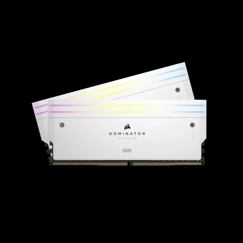 Corsair Dominator Titanium RGB 32GB (2x16GB) DDR5 6000MHz CL30 Branco - CMP32GX5M2B6000C30W
