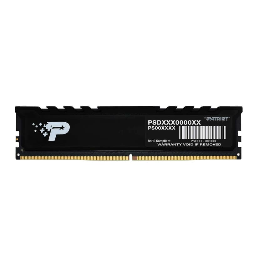 Patriot Signature Premium 32GB (1x32GB) DDR5 5200MHz CL42 Preto - PSP532G520081H1