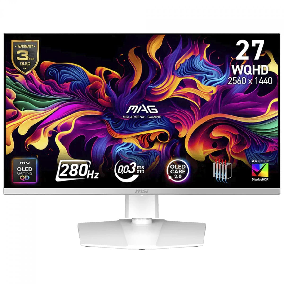MSI MAG 27" QHD 280Hz QD-OLED - 272QPW MSI MAG 27" QHD 280Hz QD-OLED - 272QPW