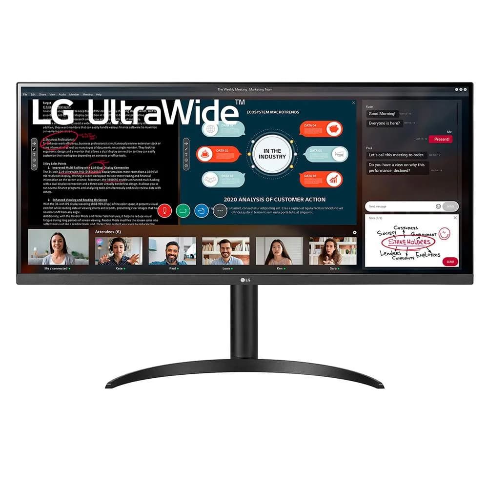 LG ULTRAWIDE 34" UWFHD 75Hz IPS - 34WP550-B LG ULTRAWIDE 34" UWFHD 75Hz IPS - 34WP550-B