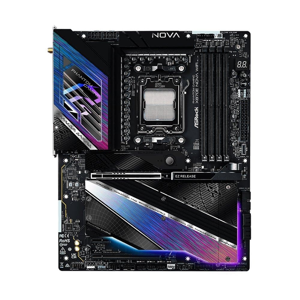 ASRock X870E Nova WiFi AM5 ATX DDR5 ASRock X870E Nova WiFi AM5 ATX DDR5