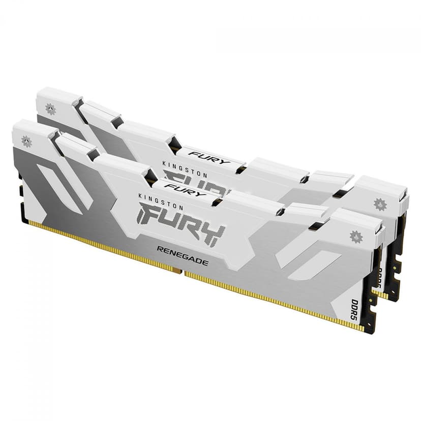 Kingston Fury Renegade 32GB (2x16GB) DDR5 7200MHz CL38 Branco - KF572C38RWK2-32
