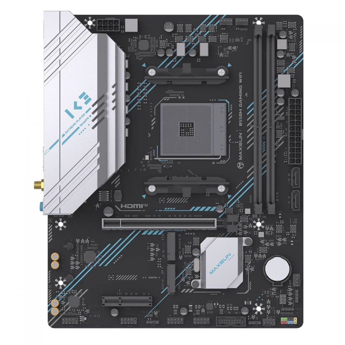 Maxsun MS-B550M Gaming WIFI AM4 Micro-ATX DDR4 Maxsun MS-B550M Gaming WIFI AM4 Micro-ATX DDR4