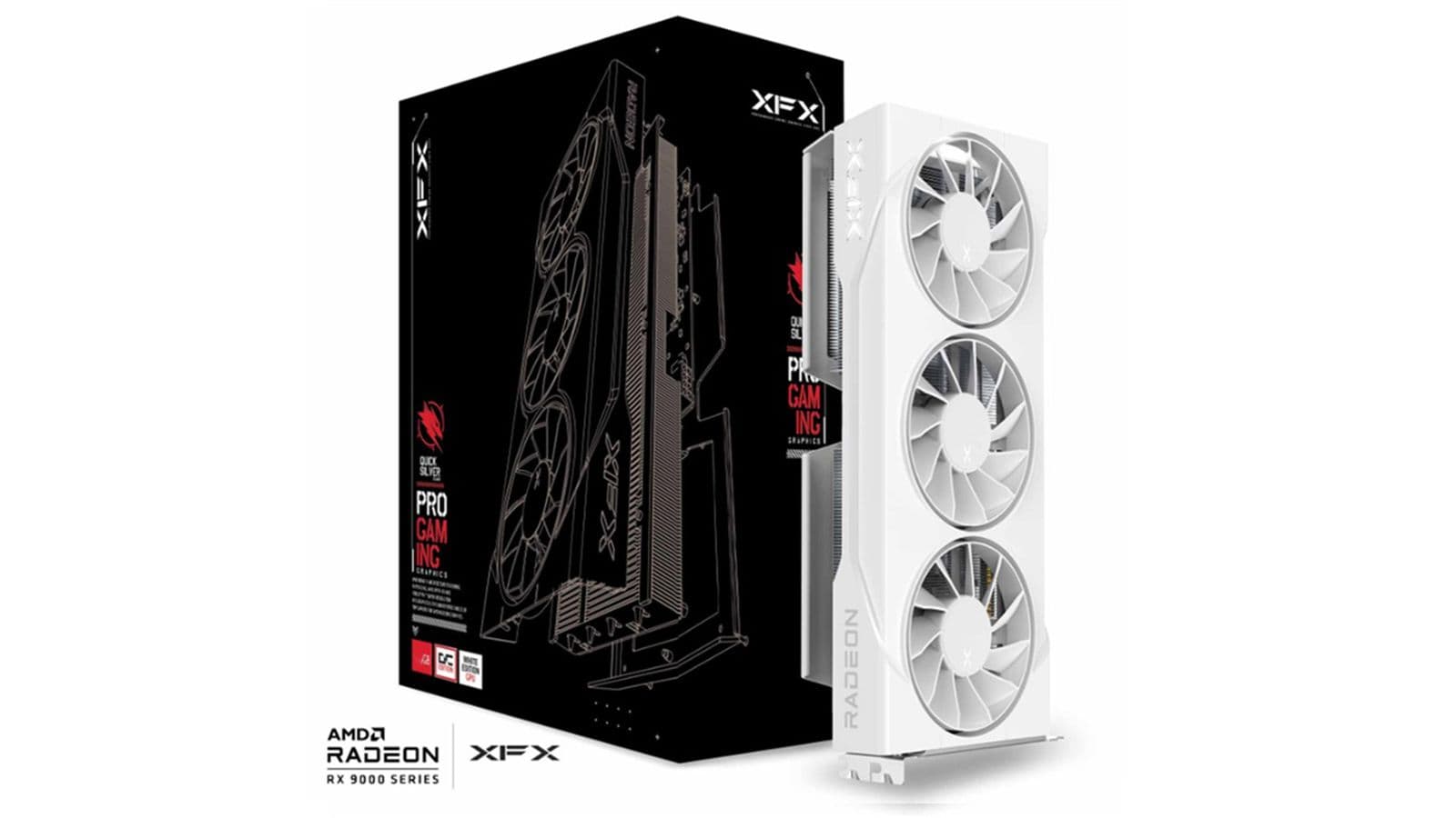RX 9060 XT 16GB XFX RX 9060 XT 16GB Swift White OC