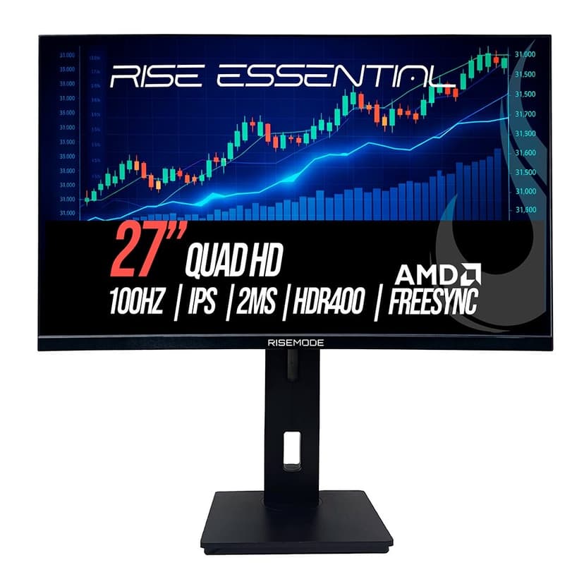 Rise Mode Essential 27" QHD 100Hz IPS - RM-MOGL-27F1002K-B