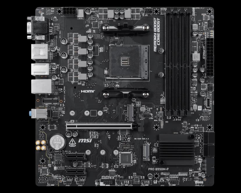 MSI PRO B550M-P AM4 Micro-ATX DDR4