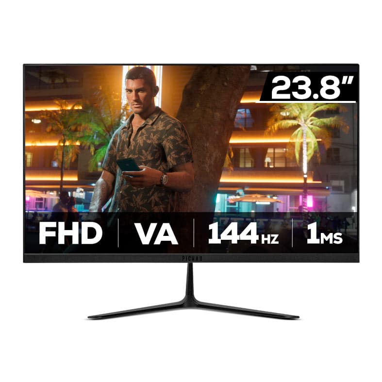 Pichau Athen V4B 23.8" FHD 144Hz VA - PG-ATH24V4B-BL01