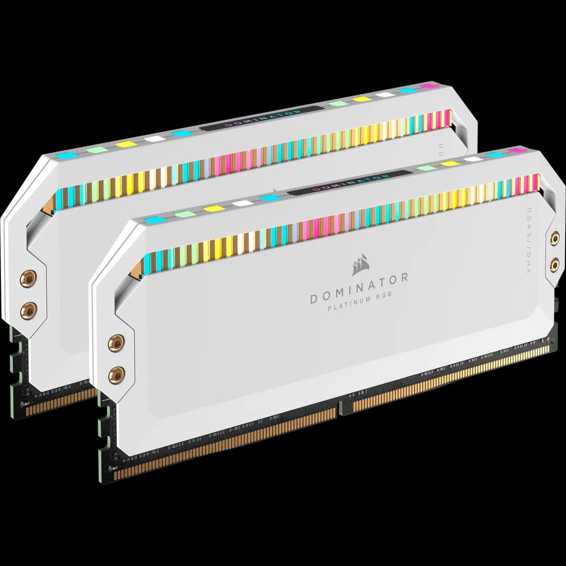 Corsair Dominator Platinum RGB 32GB (2x16GB) DDR5 Corsair Dominator Platinum RGB 32GB (2x16GB) DDR5 5200MHz CL40 Branco - CMT32GX5M2B5200C40W
