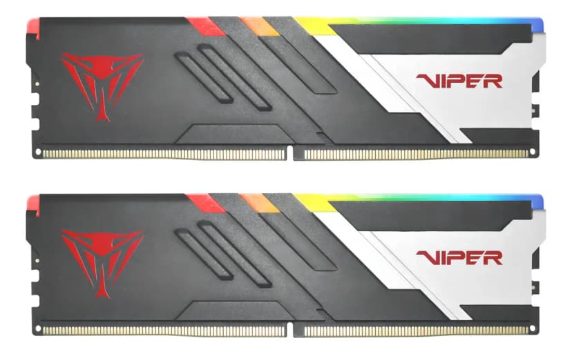 Patriot Viper Venom RGB 32GB (2x16GB) DDR5 6800MHz CL34 Preto - PVVR532G680C34K