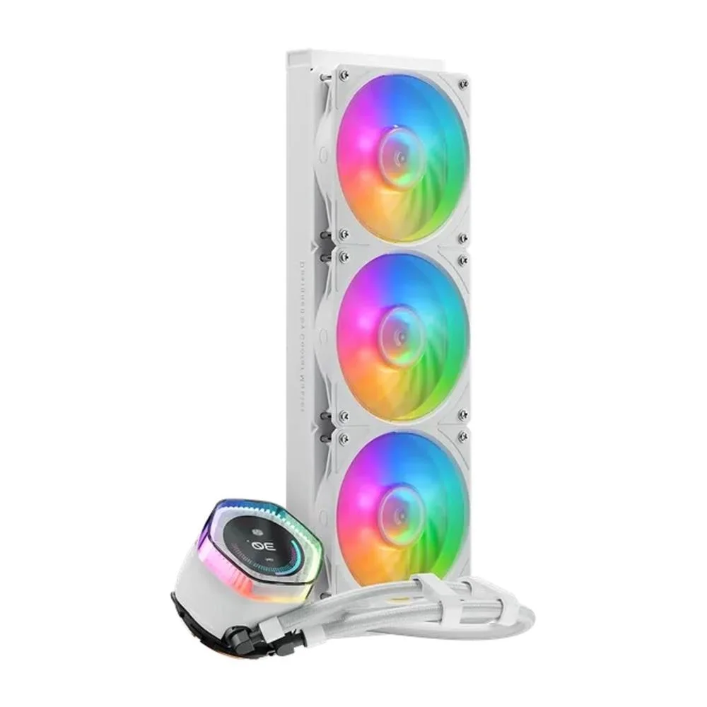 Water Cooler Cooler Master MasterLiquid 360 Ion 360mm ARGB Water Cooler Cooler Master MasterLiquid 360 Ion 360mm ARGB Branco - MLY-D36M-A24PZ-RW