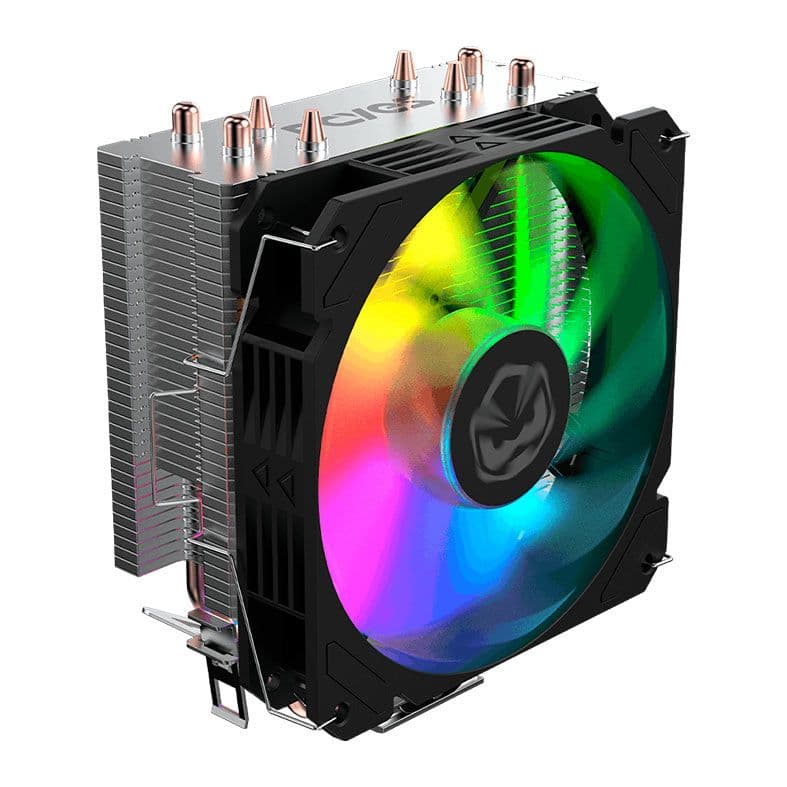 Air Cooler PCYES Tundra 120 RGB Air Cooler PCYES Tundra 120 RGB Preto - ACTBKA120