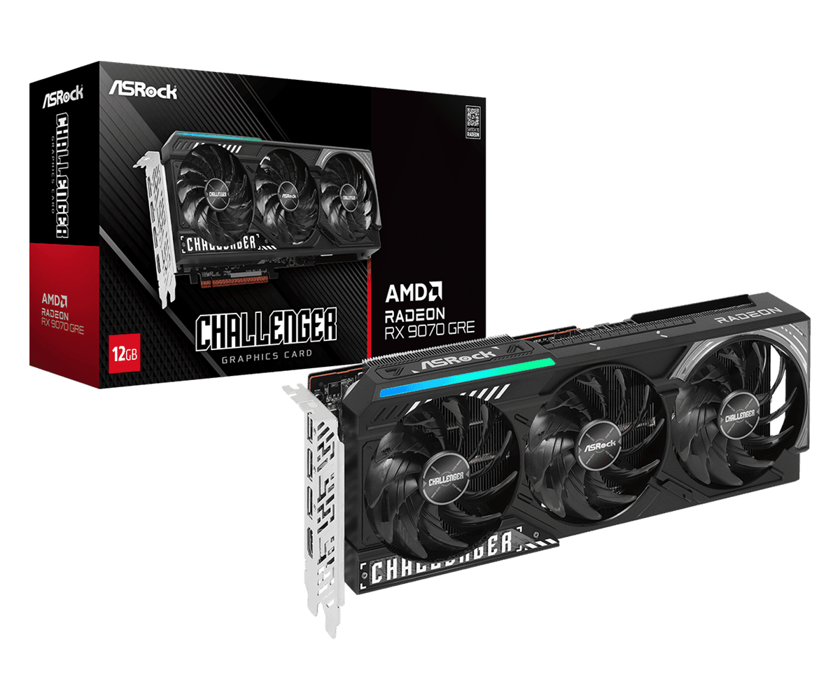 RX 9070 GRE ASRock RX 9070 GRE Challenger