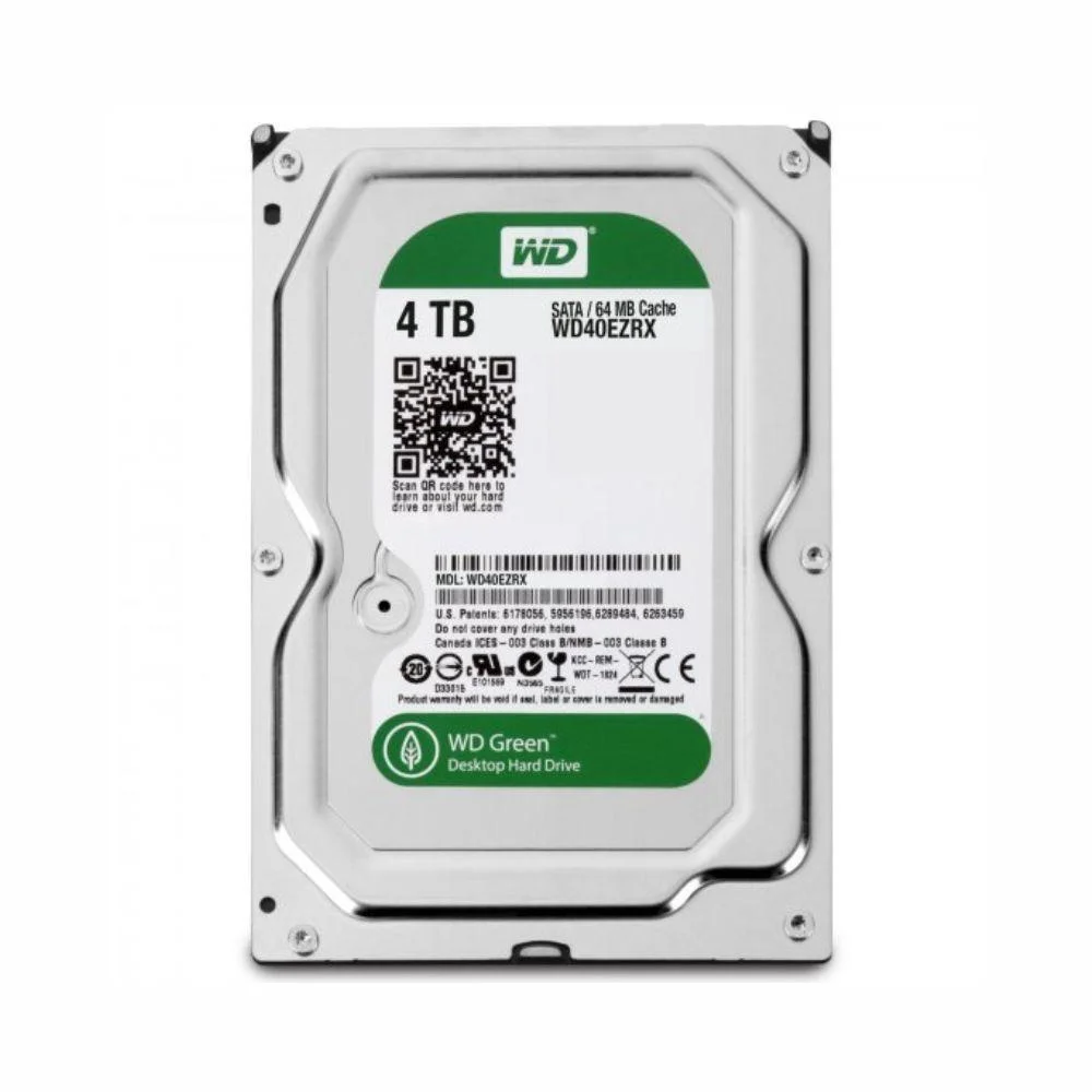 Western Digital WD Green 4TB HDD SATA III - WD40EZRX Western Digital WD Green 4TB HDD SATA III - WD40EZRX