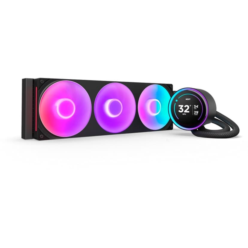Water Cooler NZXT Kraken Elite RGB V2 420mm RGB Preto - RL-KR42E-B2
