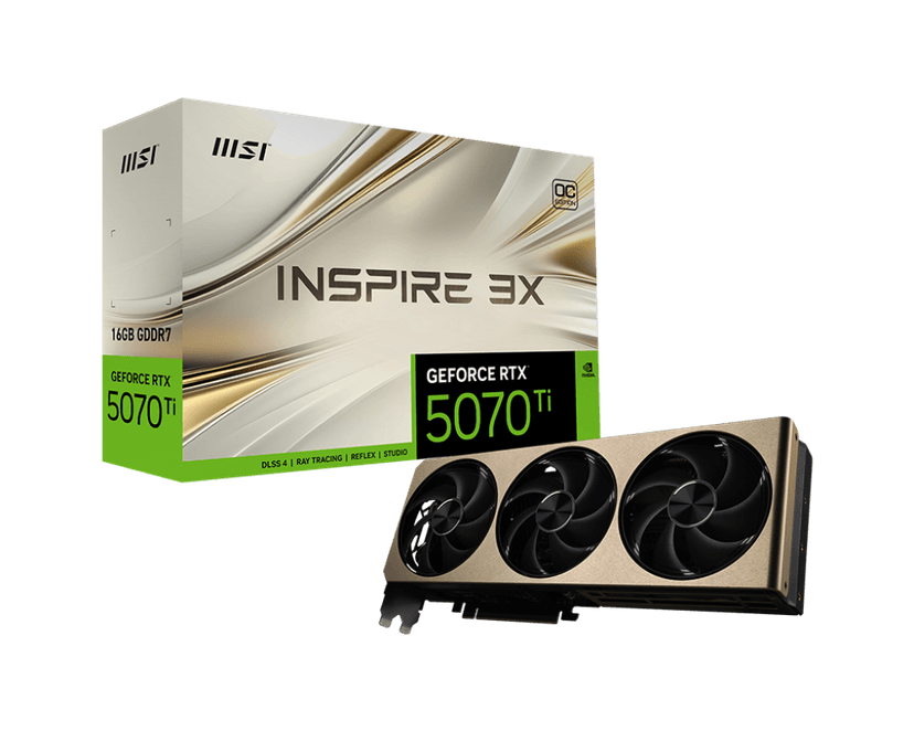 MSI RTX 5070 Ti Inspire 3X OC Plus