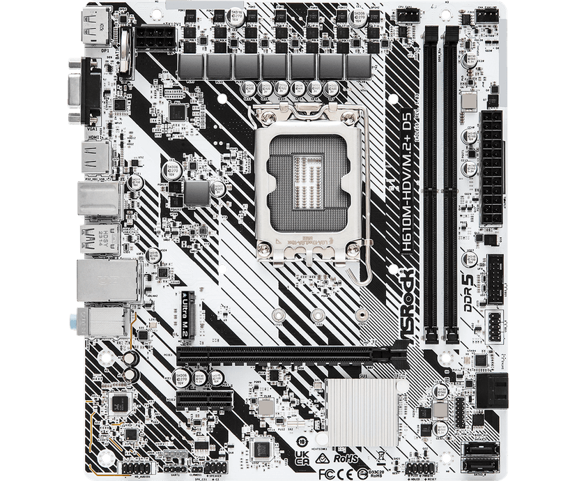 ASRock H610M-HDV/M.2+ D5 LGA1700 Micro-ATX DDR5