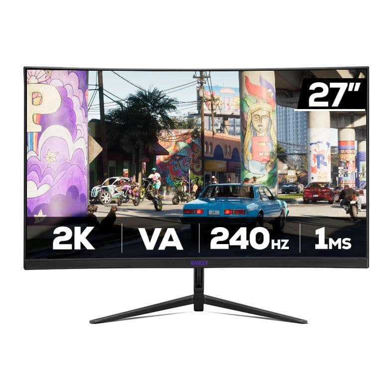 Mancer Valak 27" QHD 240Hz VA - MCR-VLKVX6S-BL01