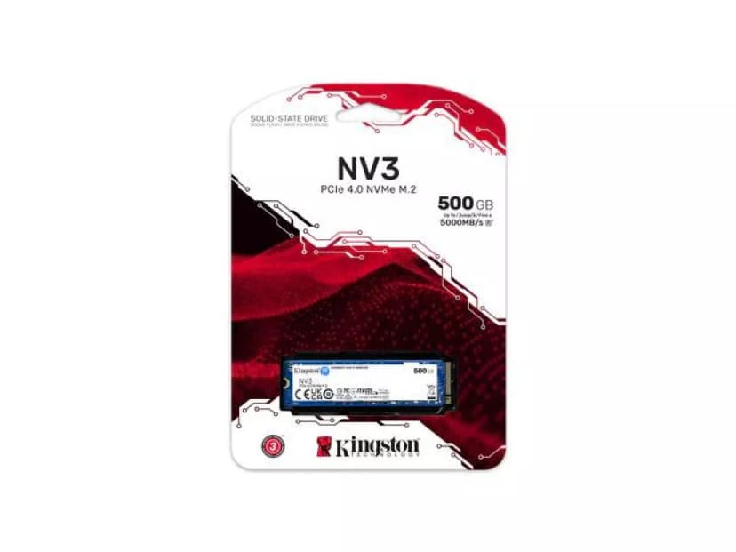 Kingston NV3 500GB SSD NVMe Gen 4 - SNV3S/500GB