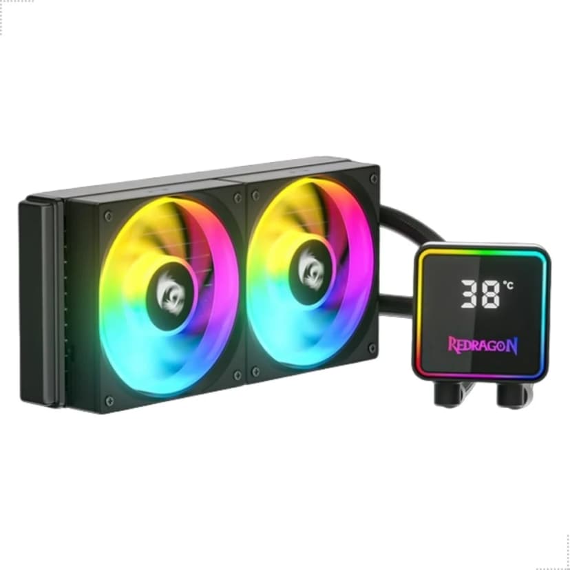 Water Cooler Redragon Effect CCW-1021 240mm ARGB Preto - CCW-1021